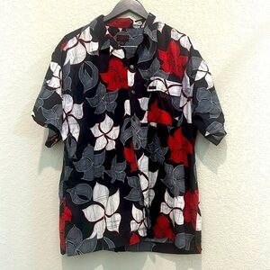 Jantzen sport size L 16-16 1/2 white grey red and black